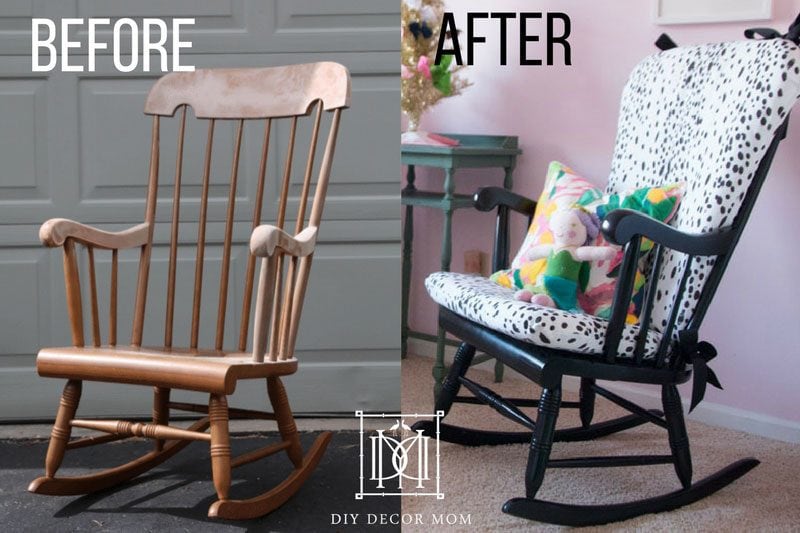 DIY Upholstered Rocking Chair, Home Decor