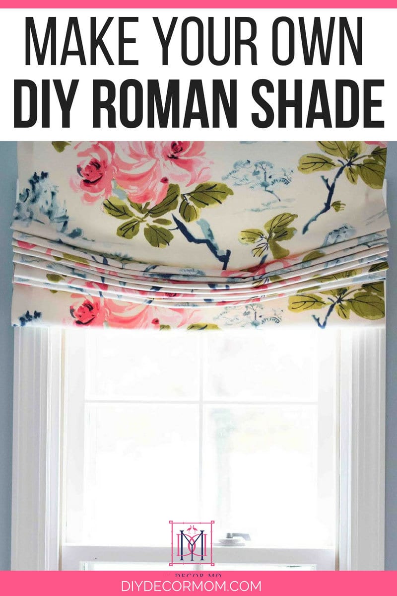 DIY Roman Shade: Make Your Own Roman Shade Tutorial