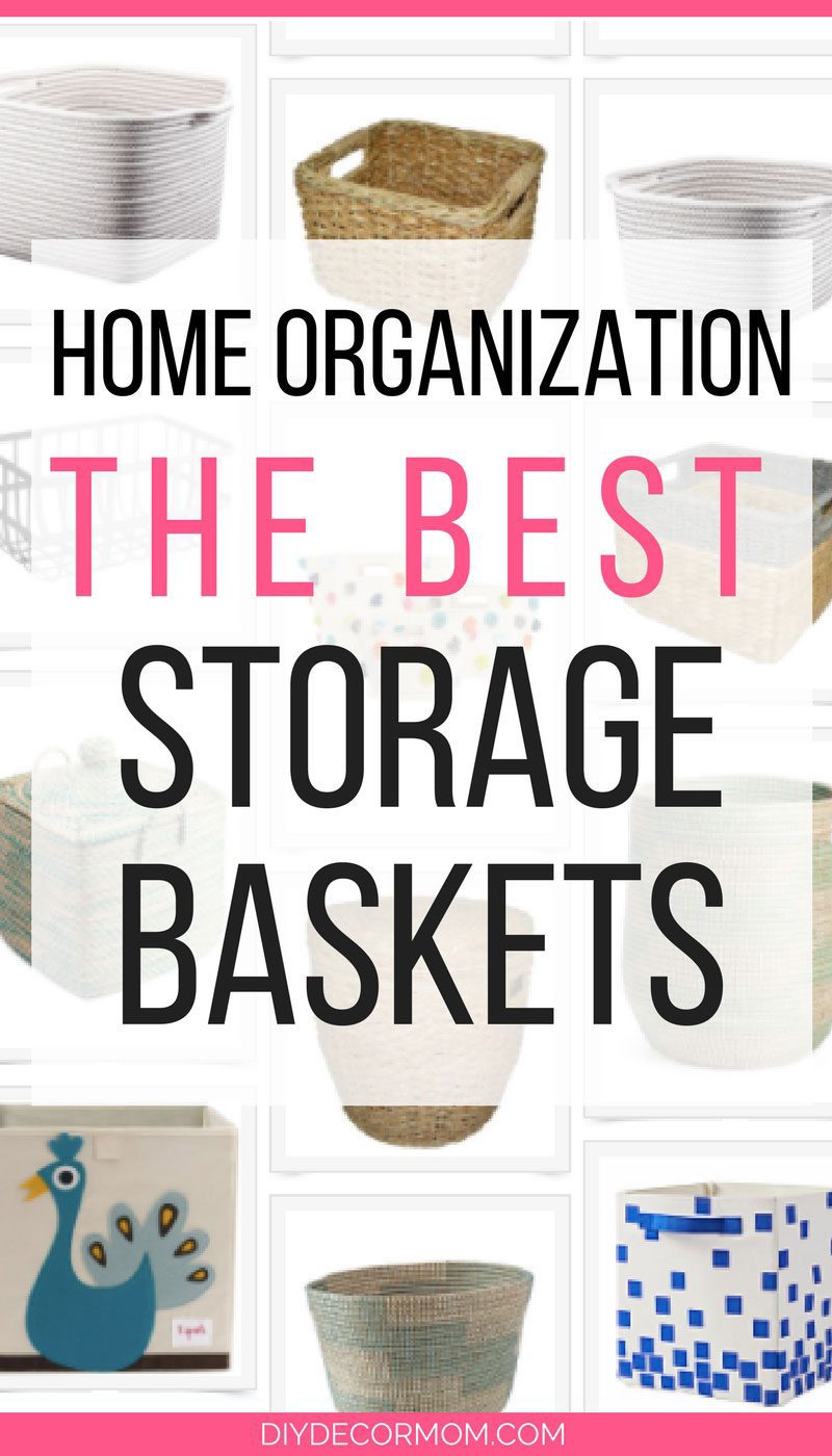 20+ Easy Practical Ways of Organizing with Baskets - Organizing Moms