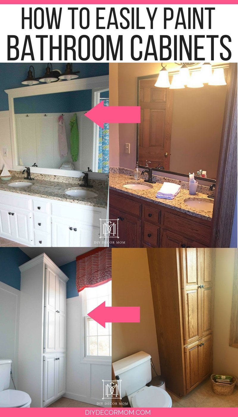 How to Paint Bathroom Cabinets: Why You Shouldn't Sand ...