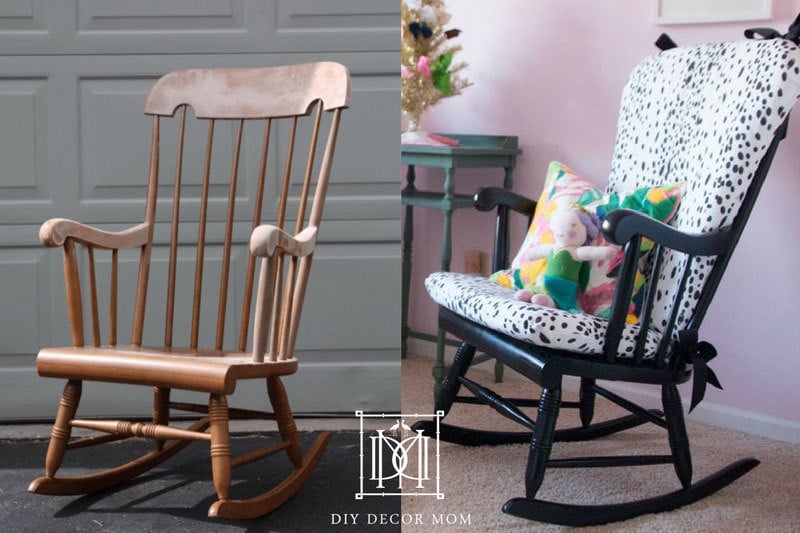 DIY Upholstered Rocking Chair | Home Decor | DIY Decor Mom