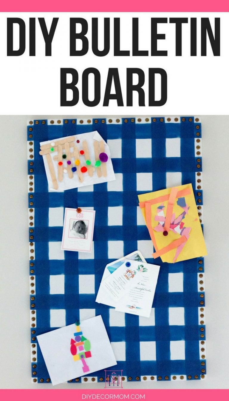 DIY Bulletin Board - Make Your Own Fabric Bulletin Board Easily