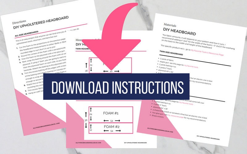 diy polstret hovedgærde instruktioner