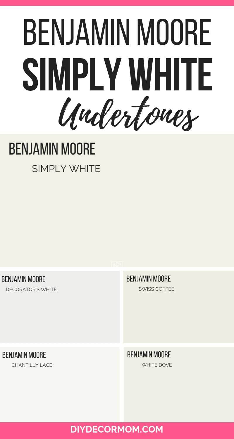 Benjamin Moore Simply White Color Review 2021 DIY Decor Mom