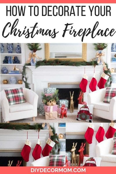 How to Decorate Your Fireplace for Christmas: Easy Decor Ideas - DIY ...