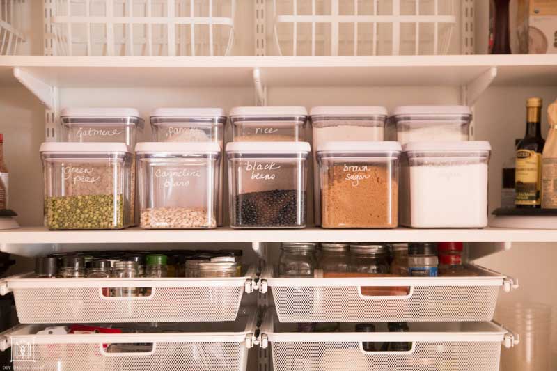 Organizing a Pantry with Deep Shelves for Everyday Use
