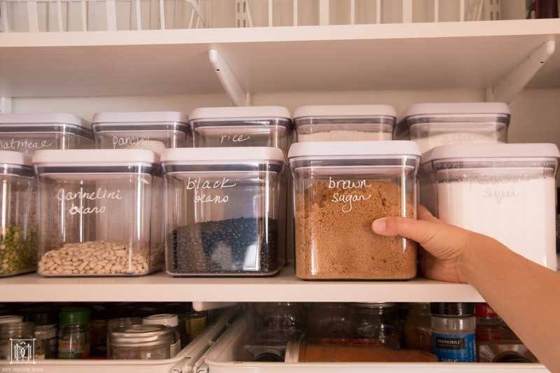 How to organise a small pantry with deep shelves - The Organised Housewife
