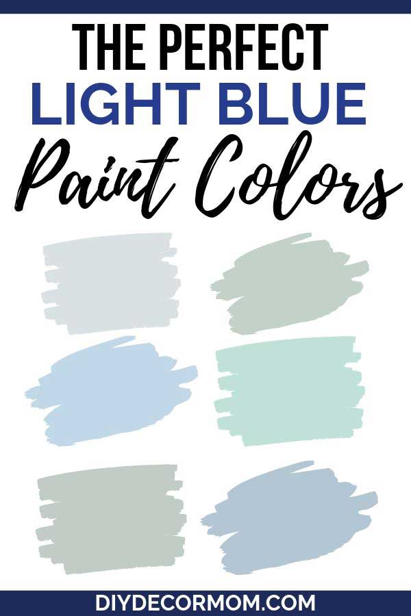 Powder Blue  Blue paint swatches, Pale blue paints, Light blue paints
